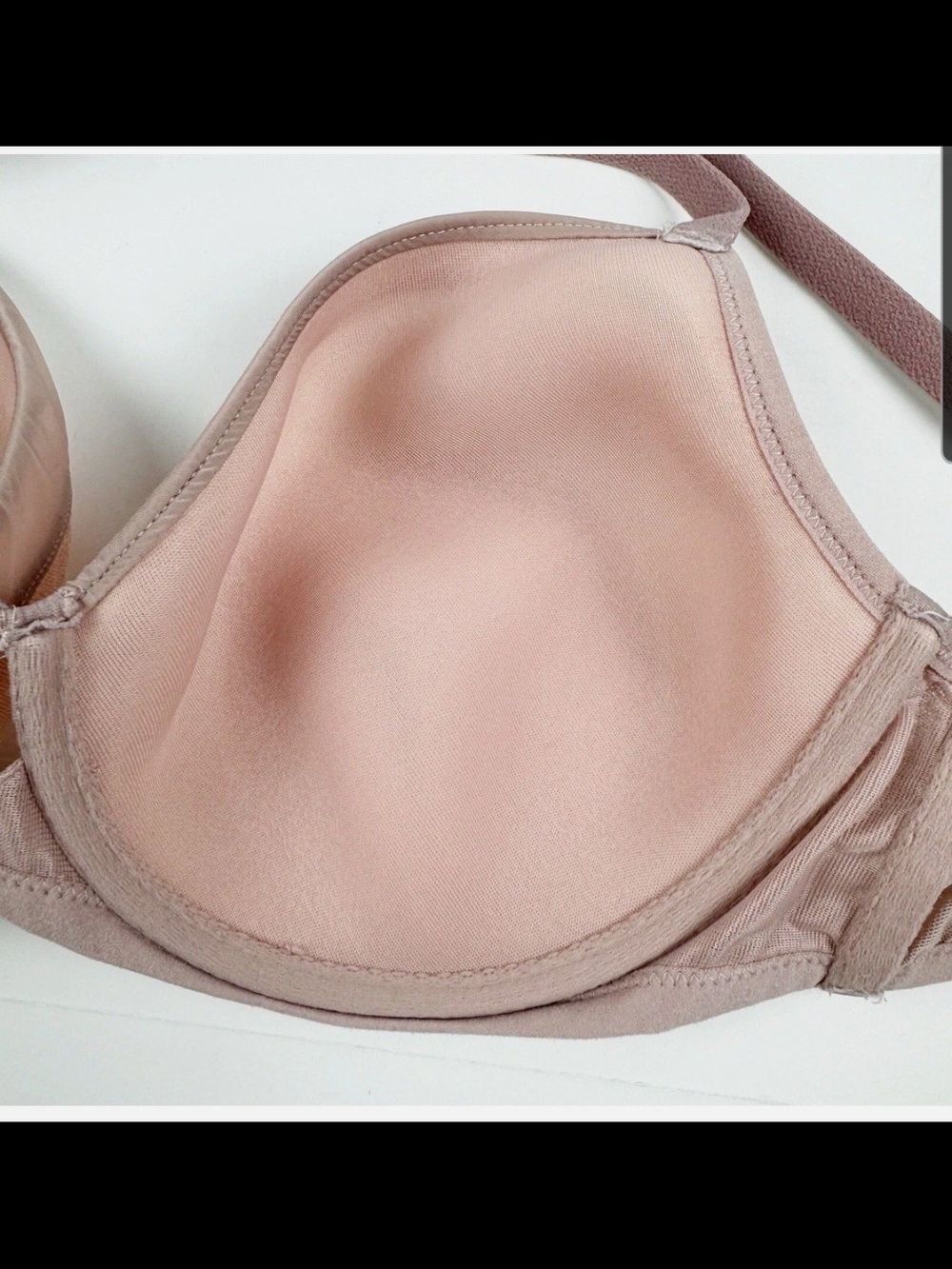 Soma Lightest Lift Modern Coverage Bra Size 38C Beige Lace Overlay Underwire - Picture 5 of 5